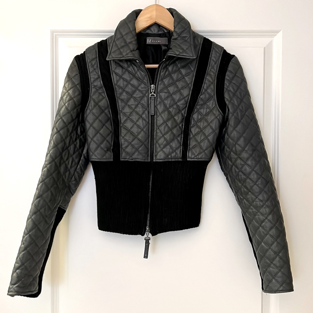 Marisa minicucci leather motorcycle jacket